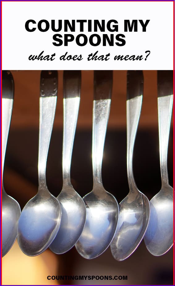 Counting My Spoons The Spoon Theory