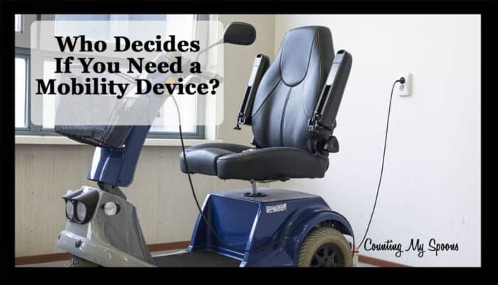 The person who decides if you are ready for a mobility scooter is you!